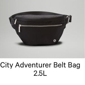 lululemon Black Belt Bag NWOT